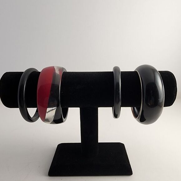 Set of 4 bangle bracelets - Picture 1 of 6